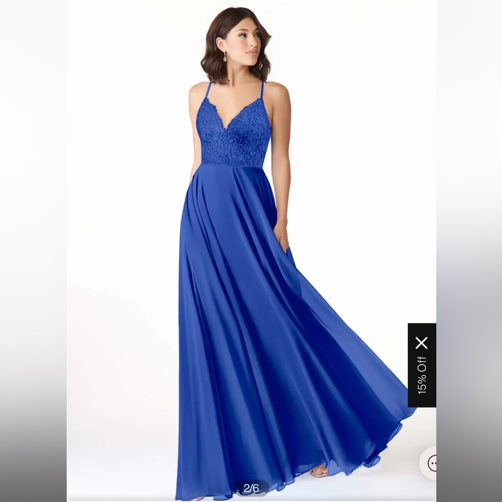 Azazie Sonya Royal Blue Dress